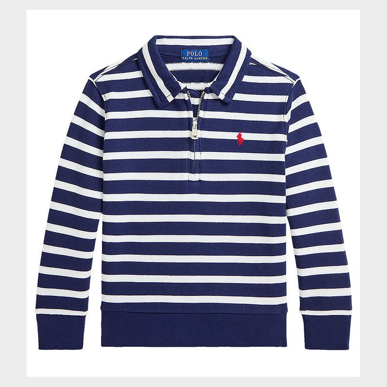 Polo Ralph Lauren Polobluse m. Lynls - Navy/Hvidstribet