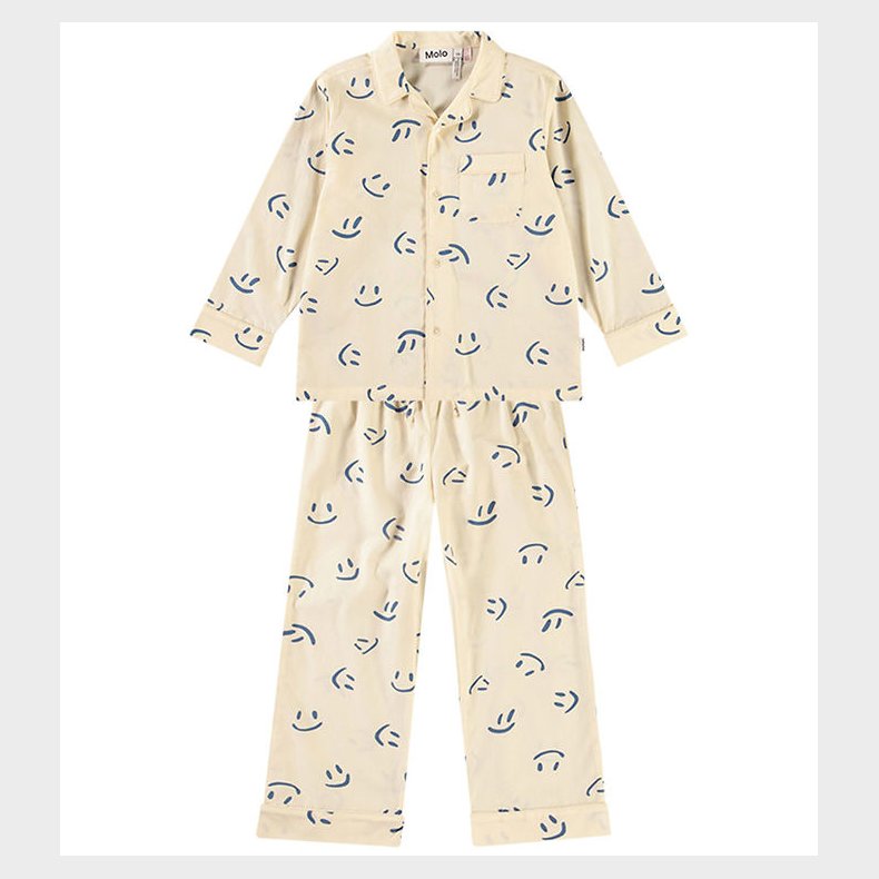 Molo Natt�j - Skjorte/Bukser - Lex - Happy White