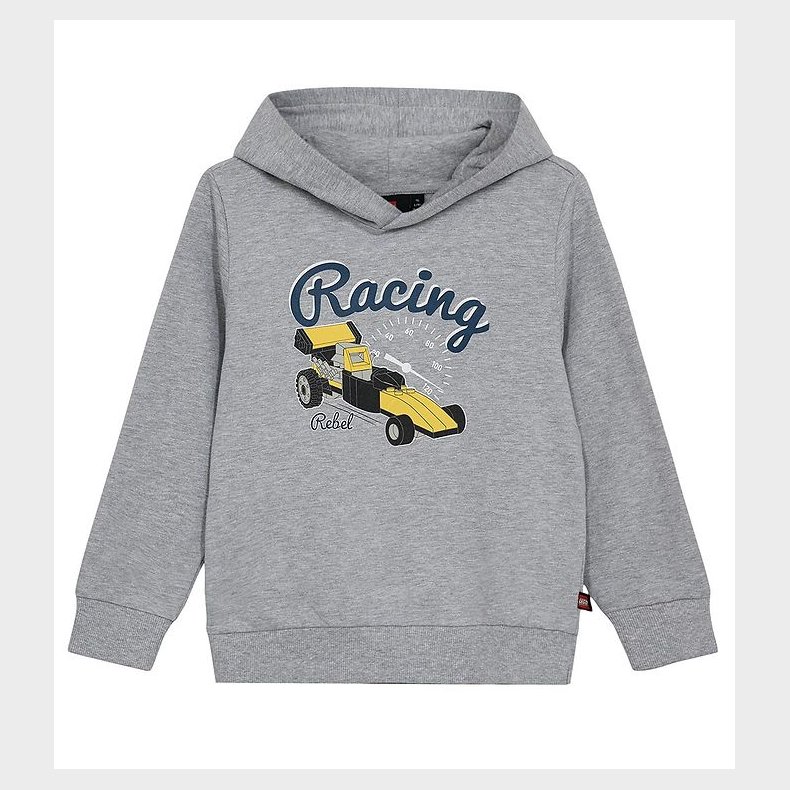 LEGO® Wear H�ttetr�je - LWScout 708 - Grey Melange m. Print