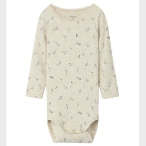 Name It Body L/ - NbfDabua - Peyote Melange/Small Flower