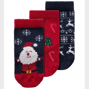 Name It Strmper - NbnRichristmas - 3-pak - Dark Sapphire/Jester