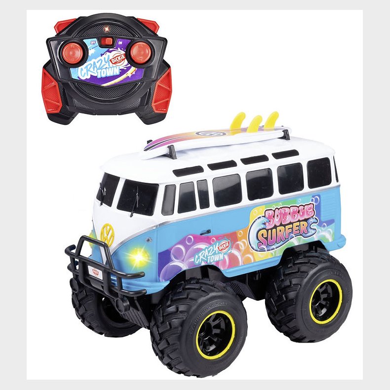 Dickie Toys Fjernstyret Bil - RC Volkswagen T1 Bubble Bus