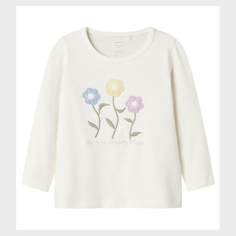 Name It Bluse - NmfTays - Cloud Dancer