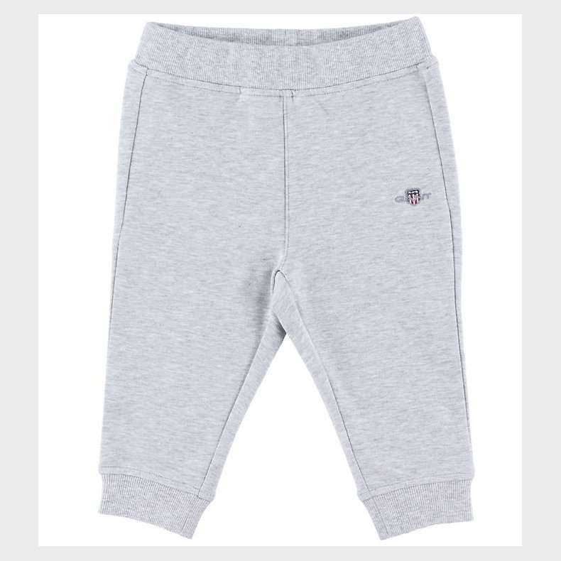 GANT Sweatpants - Shield - Light Grey Melange
