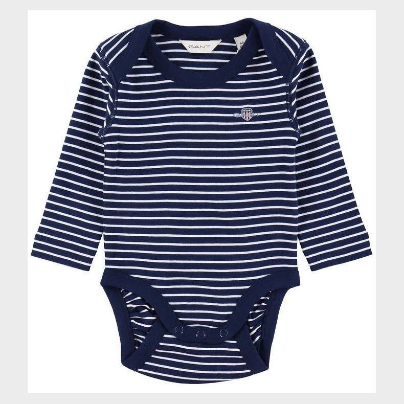 GANT Body l/ - Shield Striped - Marine