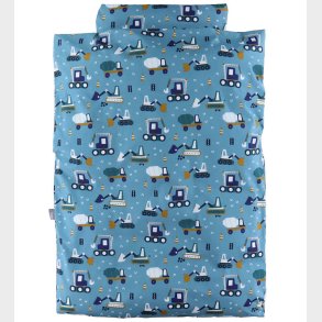 Nrgaard Madsens Sengetj - Junior - Bl m. Arbejdsmaskiner