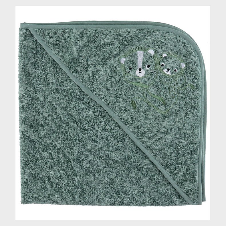 N�rgaard Madsens Badeslag - 100x100 cm - Gr�n m. L�ver