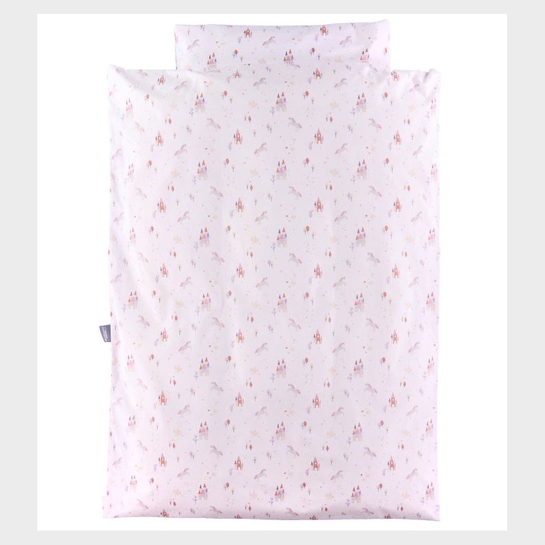 Nrgaard Madsens Sengetj - Baby - Rosa m. Enhjrning og Slot