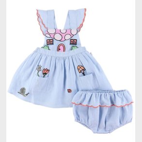 Stella McCartney Kids Spencer m. Bloomers - Lysebl m. Broderi