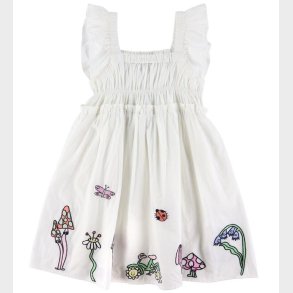 Stella McCartney Kids Kjole - Ivory m. Broderi