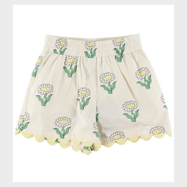 Stella McCartney Kids Shorts - Creme m. Blomster