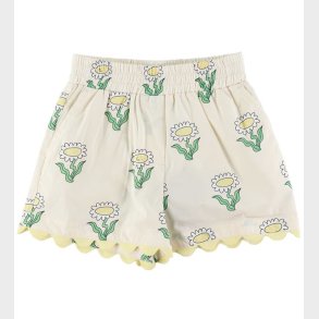 Stella McCartney Kids Shorts - Creme m. Blomster