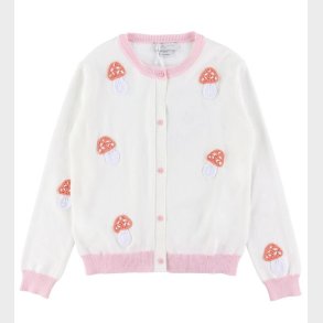 Stella McCartney Kids Cardigan - Strik - Ivory/Rosa