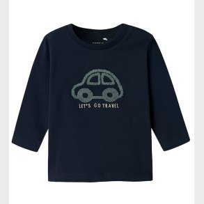 Name It Bluse - NbmShino - Dark Sapphire m. Print