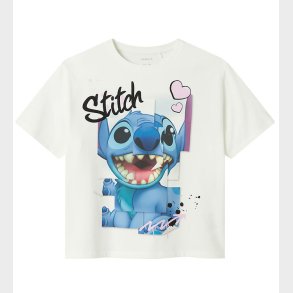 Name It T-shirt - NkfDiri Stitch - Cloud Dancer
