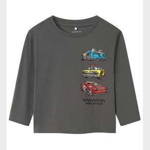 Name It Bluse - NmmDrum Hotwheels - Lava Smoke