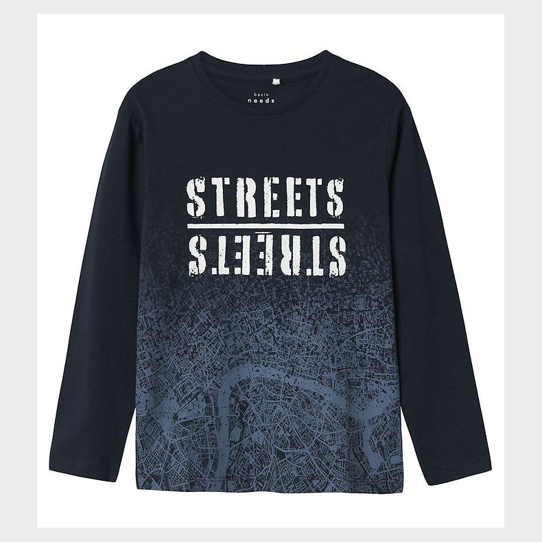 Name It Bluse - NkmValiant - Dark Sapphire/Street