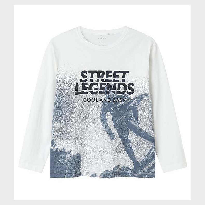 Name It Bluse - NkmValiant - Bright White/Street Legends