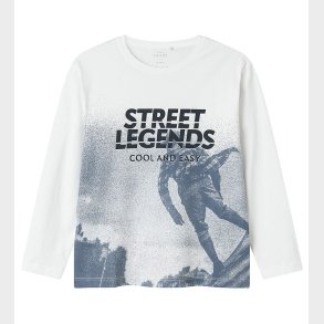 Name It Bluse - NkmValiant - Bright White/Street Legends