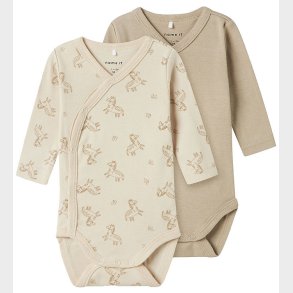 Name It Sl-om Bodyer l/ - Noos - NbnBody - 2-pak - Rainy Day Z