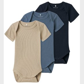 Name It Bodyer k/ - Rib - Noos - NbnBody - 3-pak - China Blue