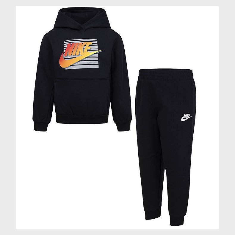 Nike Sweatst - Sort m. Orange