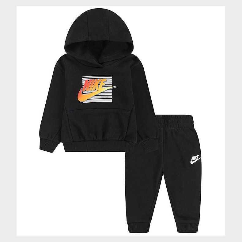 Nike Sweatst - Sort m. Orange