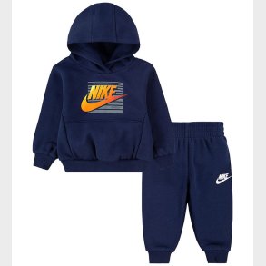 Nike Sweatst - Midnight Navy m. Orange