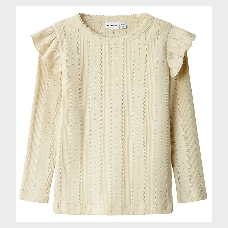 Name It Bluse - Noos - NmfJulia - Summer Sand m. Hulmnster