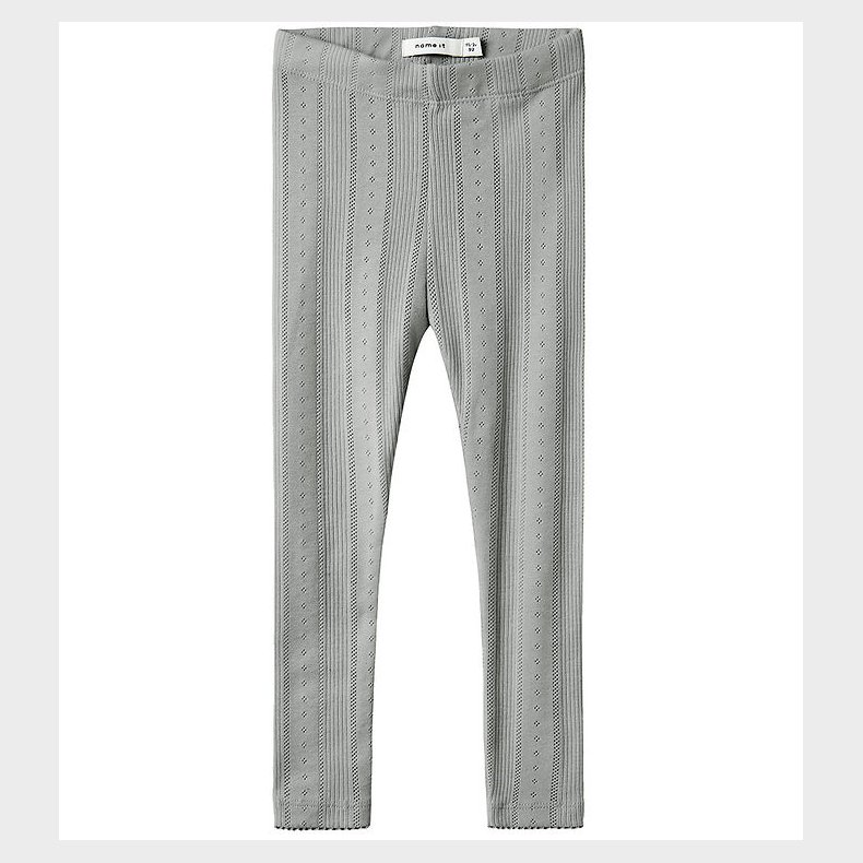 Name It Leggings - Noos - NmfJulia - Grey Melange m. Hulmnster