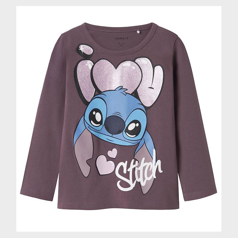 Name It Bluse - NmfJesini Stitch - Arctic Dusk m. Print