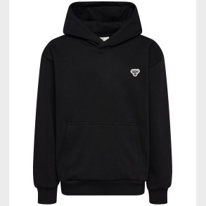 Hummel Httetrje - hmlJR Loose Hoodie - Sort m. Logo