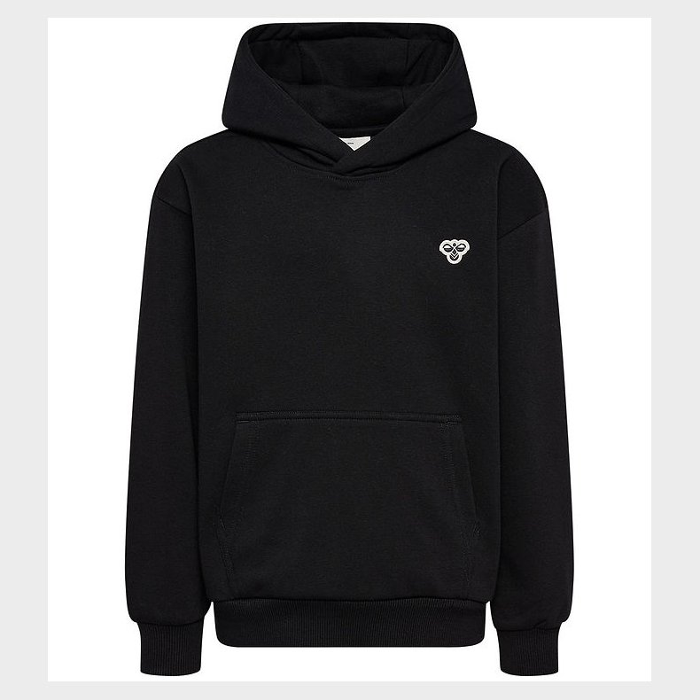 Hummel Httetrje - hmlJR Loose Hoodie - Sort m. Logo