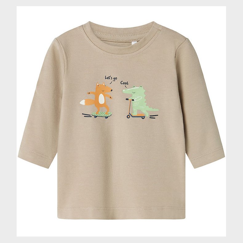 Name It Bluse - NbmVacion - Pure Cashmere/Fox and Crocodille