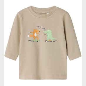 Name It Bluse - NbmVacion - Pure Cashmere/Fox and Crocodille