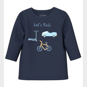 Name It Bluse - NbmVacion - Navy Blazer/Lets roll