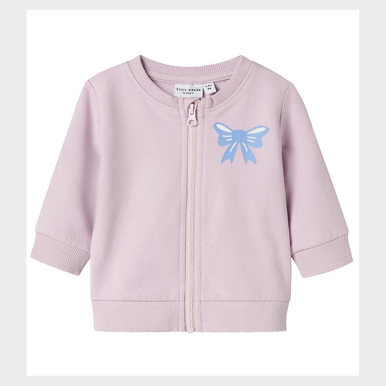 Name It Cardigan - NbfVrillie - Winsome Orchid/Bow