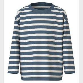 Name It Bluse - NmmVaksel - China Blue/Cloud Dancer