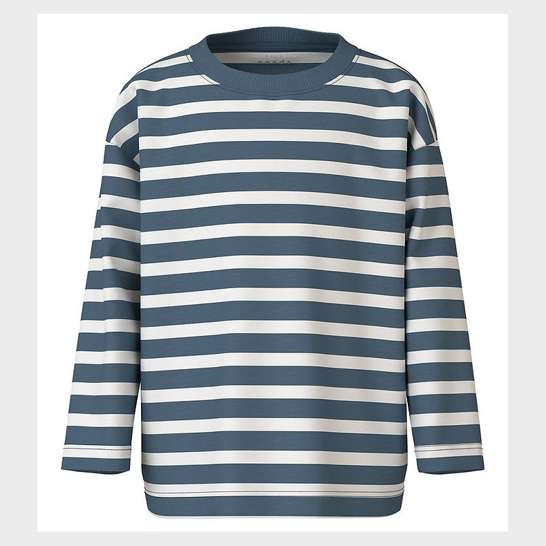 Name It Bluse - NmmVaksel - China Blue/Cloud Dancer