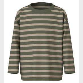 Name It Bluse - NmmVaksel - Dusty Olive/Pure Cashmere