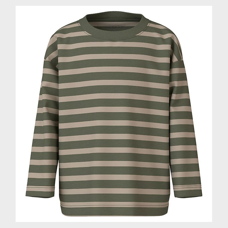 Name It Bluse - NmmVaksel - Dusty Olive/Pure Cashmere