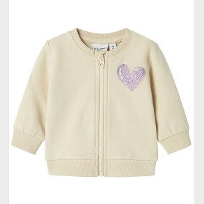 Name It Cardigan - NbfVrillie - Summer Sand/Hearts