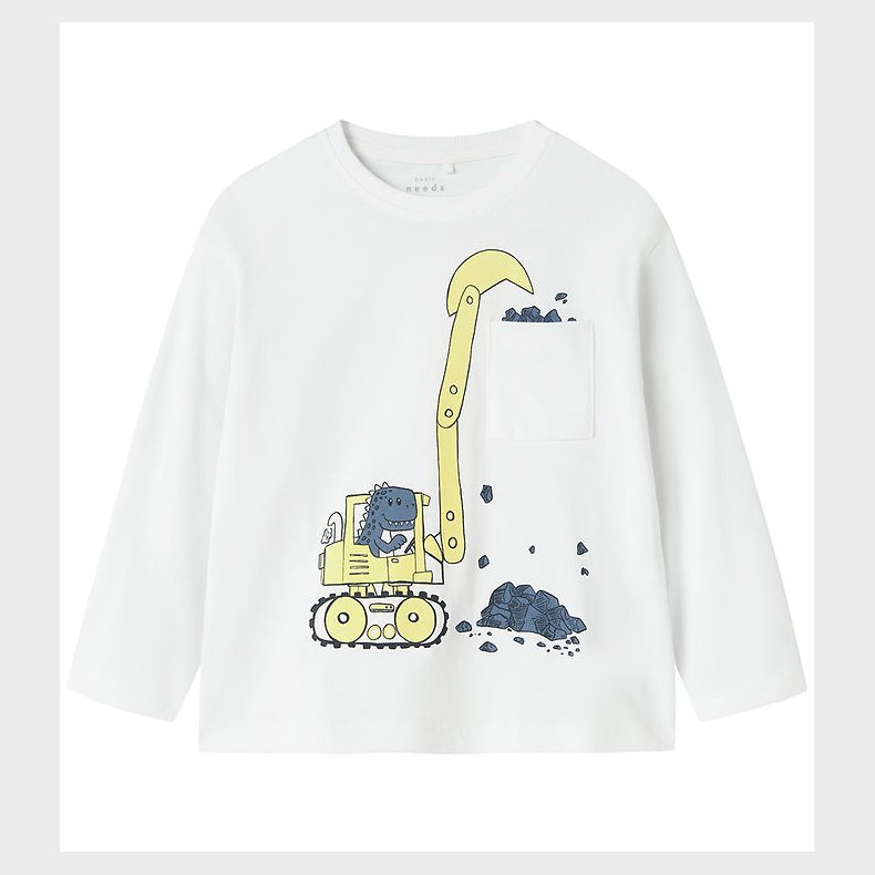 Name It Bluse - NmmVillian - Bright White/Tractor Dino