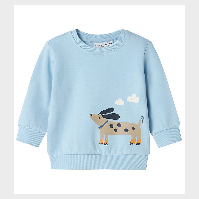 Name It Sweatshirt - NbmVonne - Cerulean/Dog on wheels