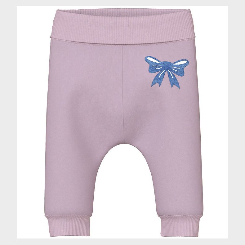 Name It Sweatpants - NbfVrillie - Winsome Orchid/Bow