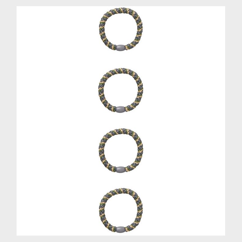 Name It Hrelastikker - 4-pak - NkfAcc-Arise - Dusty Olive