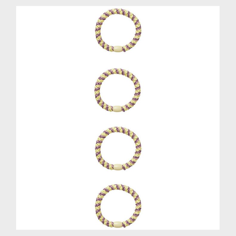 Name It Hrelastikker - 4-pak - NkfAcc-Arise - Pastel Yellow