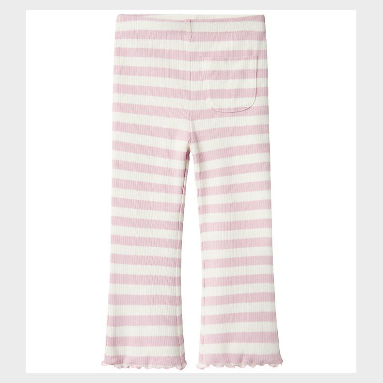 Name It Bukser - Rib - NmfTaia - Winsome Orchid/Cloud Dancer