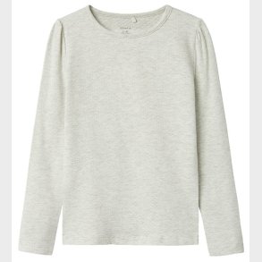 Name It Bluse - NkfTannea - Light Grey Melange