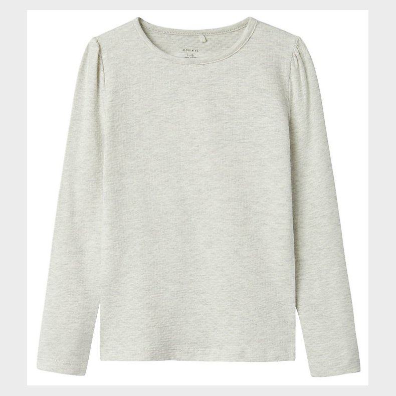 Name It Bluse - NkfTannea - Light Grey Melange